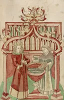 An illustration from Barlaam und Josaphat (1469)
