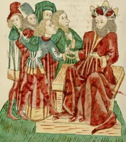 An illustration from Barlaam und Josaphat (1469)