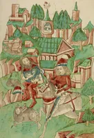 An illustration from Barlaam und Josaphat (1469)