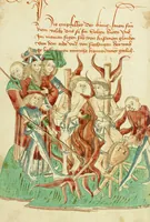 An illustration from Barlaam und Josaphat (1469)