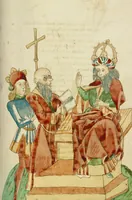 An illustration from Barlaam und Josaphat (1469)