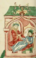 An illustration from Barlaam und Josaphat (1469)