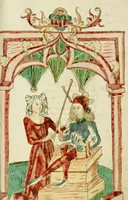 An illustration from Barlaam und Josaphat (1469)