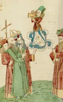 An illustration from Barlaam und Josaphat (1469)