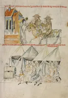 An illustration from Vita beatae Hedwigis (1353)
