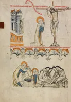 An illustration from Vita beatae Hedwigis (1353)