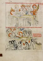 An illustration from Vita beatae Hedwigis (1353)