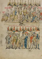 An illustration from Vita beatae Hedwigis (1353)