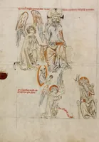 An illustration from Vita beatae Hedwigis (1353)
