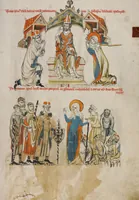 An illustration from Vita beatae Hedwigis (1353)