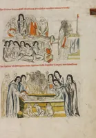 An illustration from Vita beatae Hedwigis (1353)