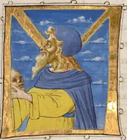 An illustration from Divinae Institutiones; De Ira Dei; De Opificio; De Ave Phoenice (1456)