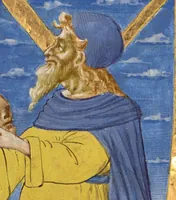 An illustration from Divinae Institutiones; De Ira Dei; De Opificio; De Ave Phoenice (1456)