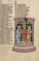 An illustration from Weltchronik (1400)