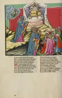 An illustration from Weltchronik (1400)
