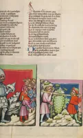 An illustration from Weltchronik (1400)
