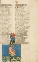 An illustration from Weltchronik (1400)