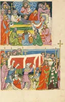 An illustration from Weltchronik (1400)