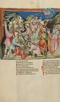 An illustration from Weltchronik (1400)