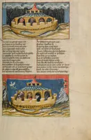 An illustration from Weltchronik (1400)