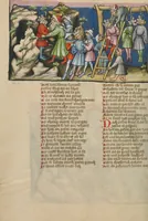 An illustration from Weltchronik (1400)
