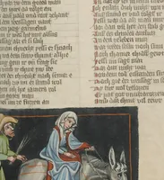 An illustration from Weltchronik (1400)