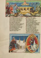 An illustration from Weltchronik (1400)
