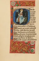 An illustration from Crohin-La Fontaine Hours (1480)