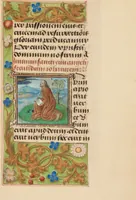 An illustration from Crohin-La Fontaine Hours (1480)