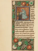 An illustration from Crohin-La Fontaine Hours (1480)