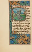 An illustration from Crohin-La Fontaine Hours (1480)
