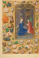 An illustration from Crohin-La Fontaine Hours (1480)