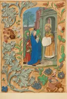 An illustration from Crohin-La Fontaine Hours (1480)