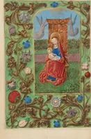 An illustration from Crohin-La Fontaine Hours (1480)