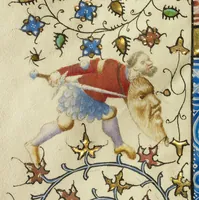 An illustration from Des cas des nobles hommes et femmes (1413)