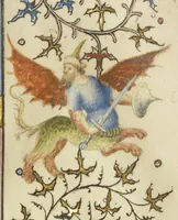 An illustration from Des cas des nobles hommes et femmes (1413)