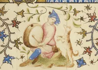 An illustration from Des cas des nobles hommes et femmes (1413)
