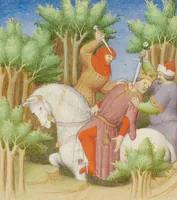 Picture 37 of 50 from Des cas des nobles hommes et femmes (1413), leaf 71