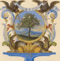 An illustration from Three Emblems for Louis XIV (1663)