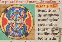 An illustration from Stammheim Missal