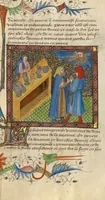 An illustration from Livre de Bonnes Meurs (1430)