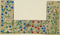 Picture 1 of 8 from Miniatures from Boethius, Consolation de philosophie (1460), leaf 1