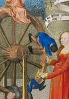 Picture 4 of 8 from Miniatures from Boethius, Consolation de philosophie (1460), leaf 5