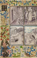 An illustration from Invention et translation du corps de Saint Antoine (1465)