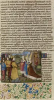 An illustration from Letter to Johann von Eich and Historia de duobus amantibus (1460)