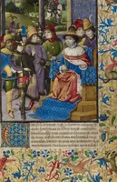 An illustration from Letter to Johann von Eich and Historia de duobus amantibus (1460)
