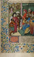 An illustration from Letter to Johann von Eich and Historia de duobus amantibus (1460)