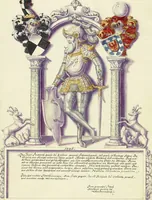 An illustration from Chronicle of the Hohenzollern Family (1572)