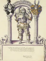 An illustration from Chronicle of the Hohenzollern Family (1572)