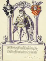 Picture 17 of 20 from Chronicle of the Hohenzollern Family (1572), leaf 18